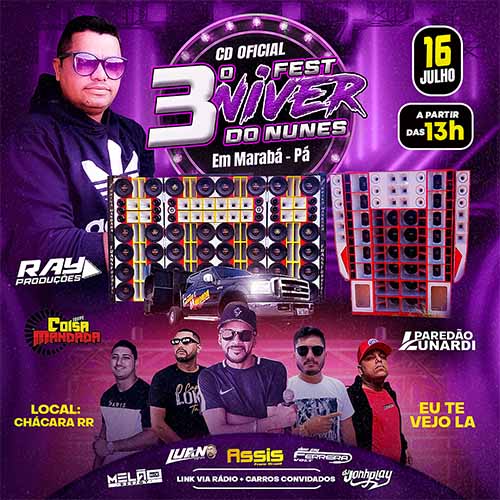 CD 3º Fest Niver do Nunes 2023