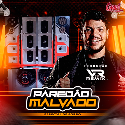 Cd Paredão Malvado Especial de Forro - Vasconcelos Remix